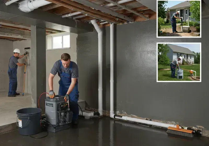 Basement Waterproofing and Flood Prevention process in North Oaks, MN